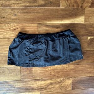 ZeroXposur Black Swim Mini Skirt with Liner size 18W